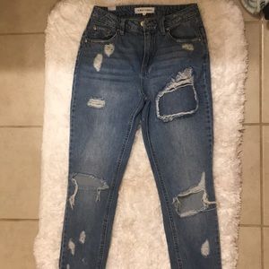 Denim baggy jeans